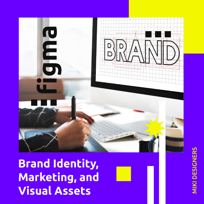 cover for an article about Designing Your Brand's Identity: A Guide to Creating a Compelling Figma Logo and Visual Assets